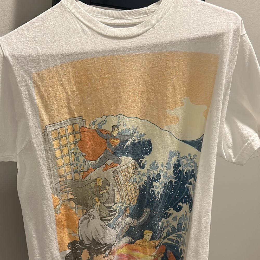 DC Comics T-shirt slim fit Size Large